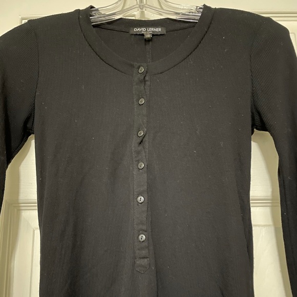 David Lerner Henley top - Picture 2 of 8